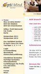 Mobile Screenshot of opti-mind.de